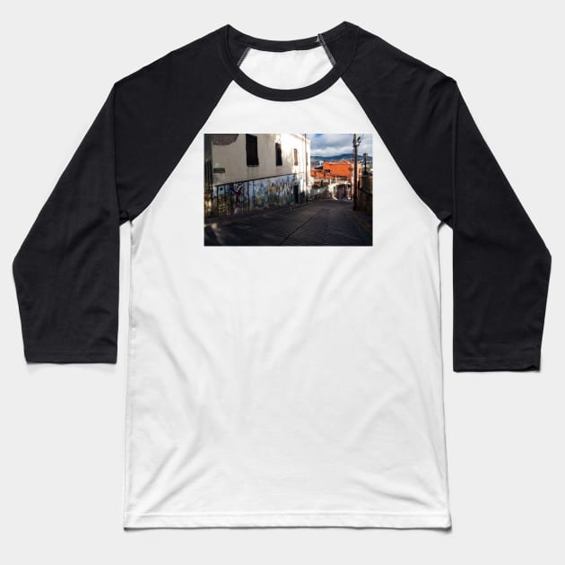 Tegucigalpa's Streets And Alleyways - 1 © Baseball T-Shirt by PrinceJohn